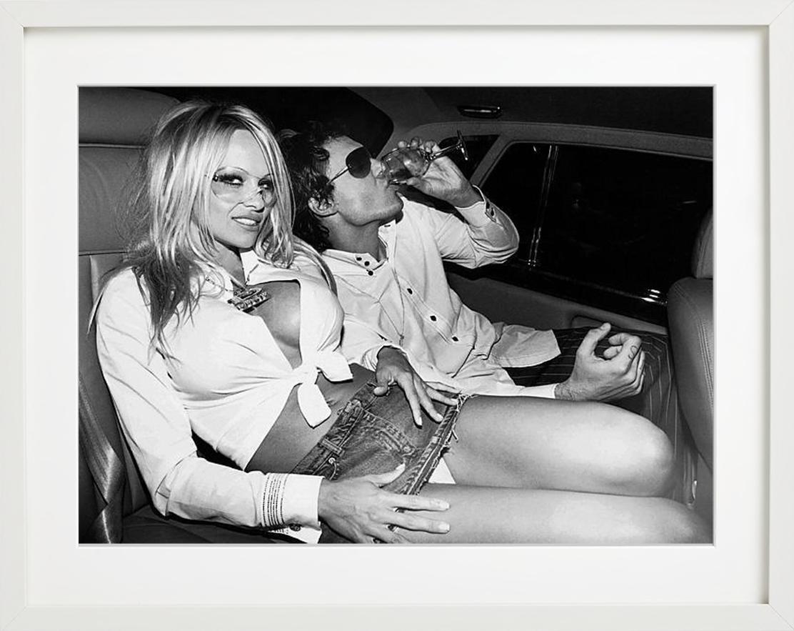 Pamela Anderson & David LaChapelle - portrait in car, fine art photography, 2001 For Sale 1