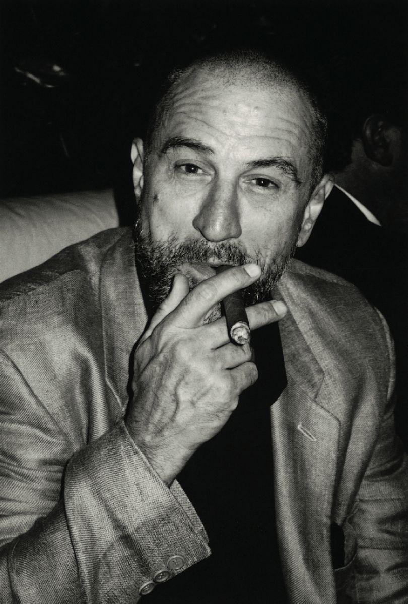 Robert DeNiro - the great actor smoking a cigar