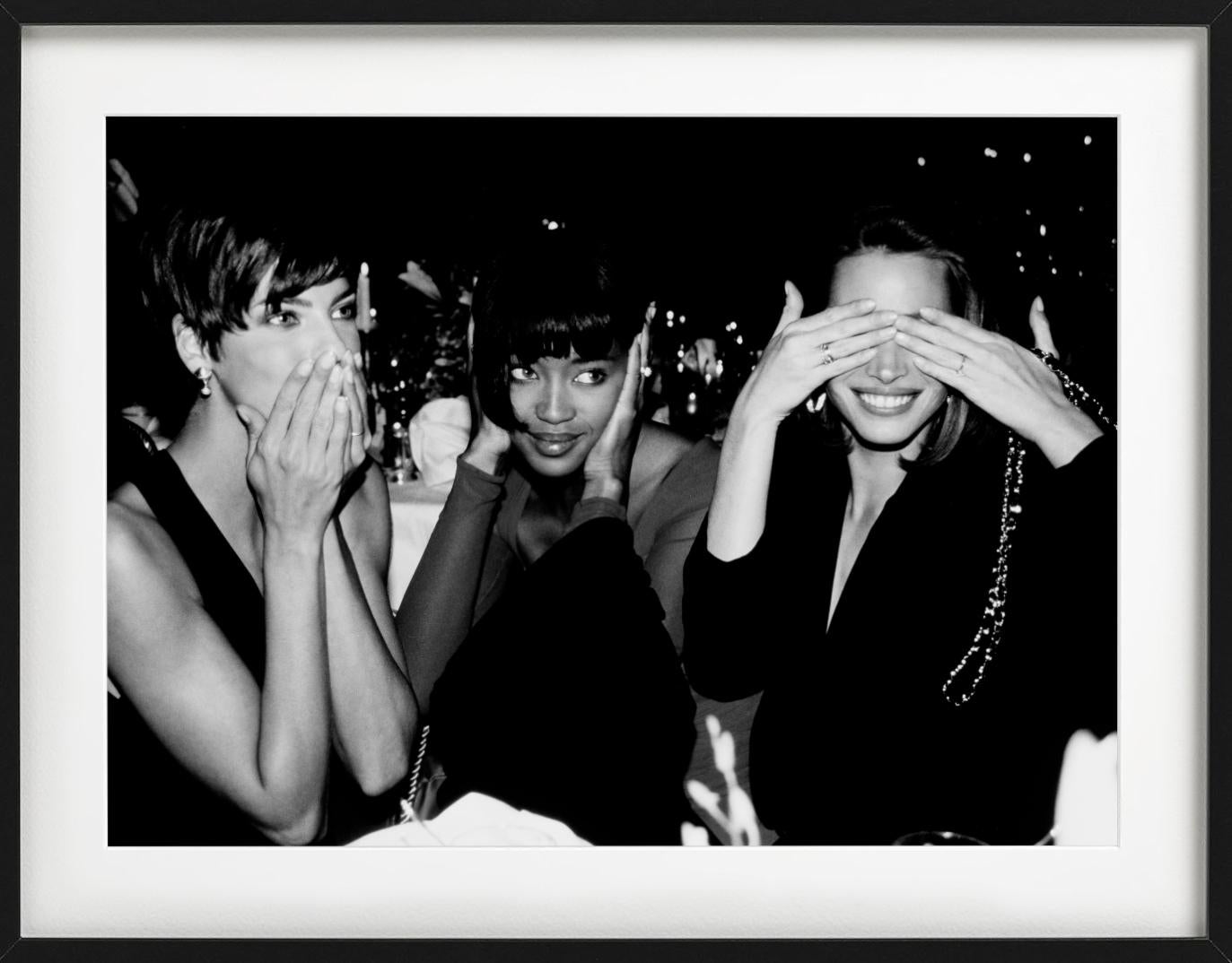 Seeing, Speaking, Hearing no Evil - three supermodels, fine art photography For Sale 3