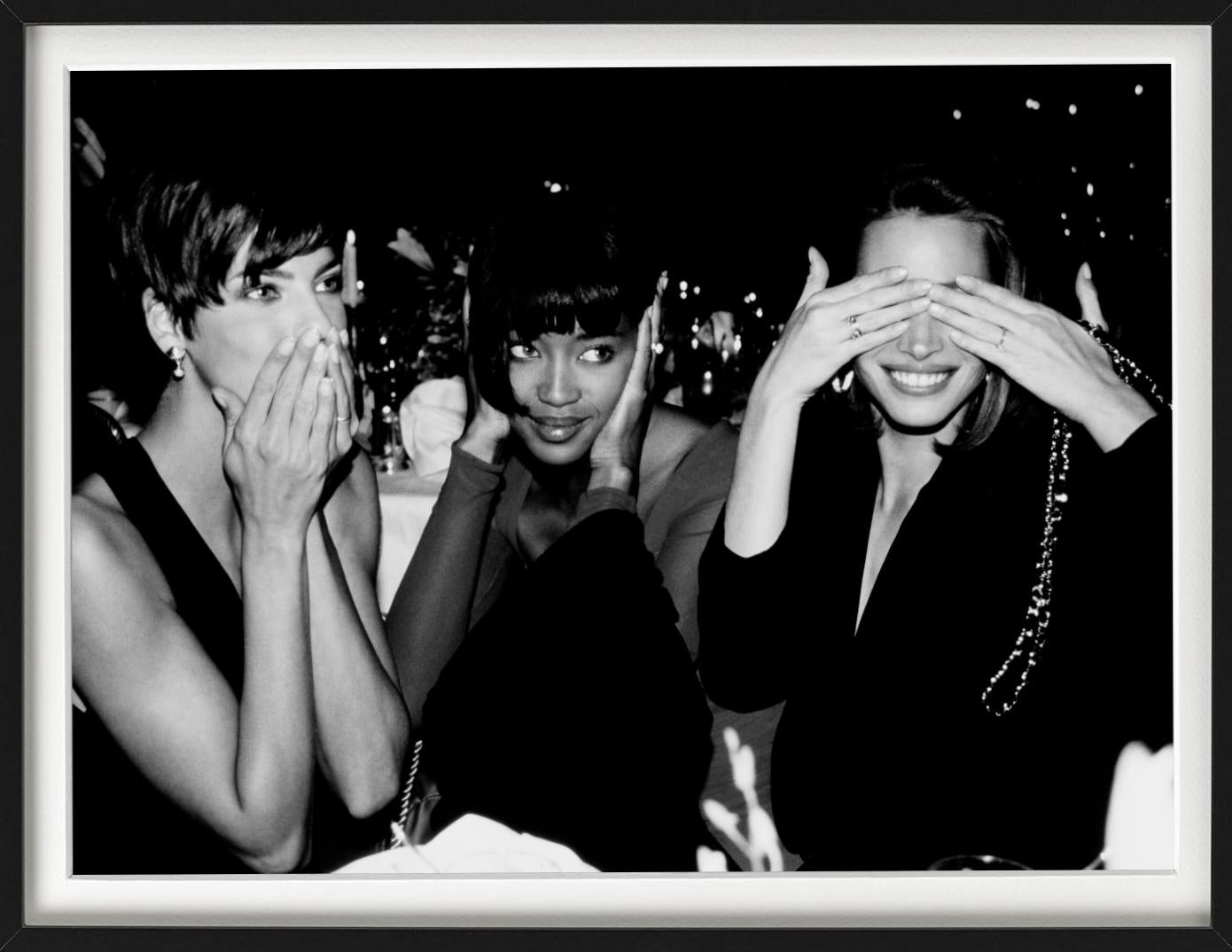 Seeing, Speaking, Hearing no Evil - three supermodels, fine art photography For Sale 4