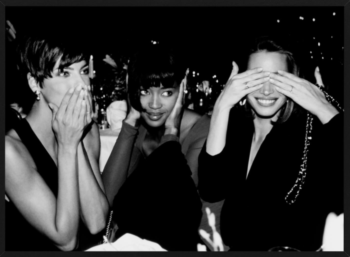 Seeing, Speaking, Hearing no Evil - three supermodels, fine art photography For Sale 6