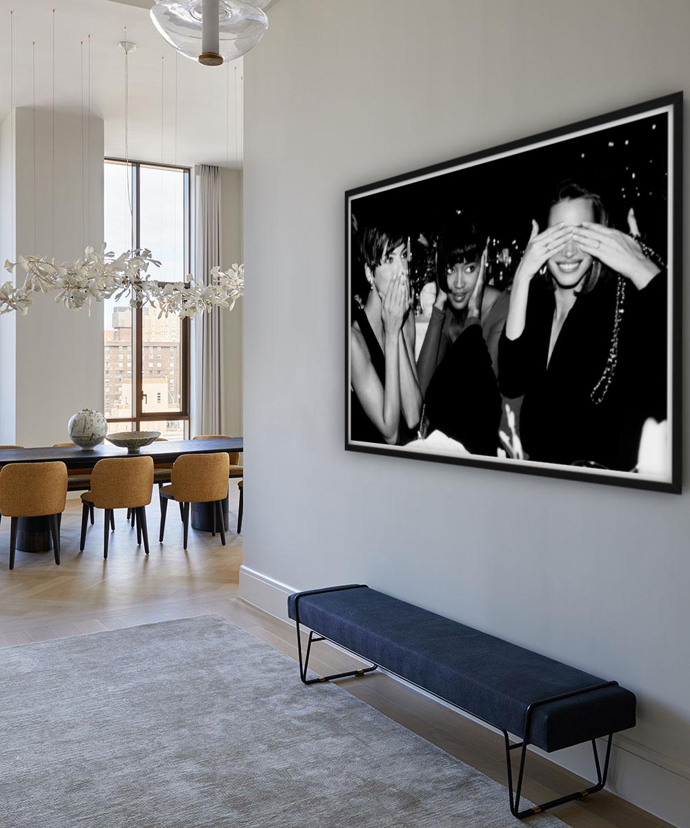 See One, Speaking, Hearing no Evil - Three Supermodels, Fotografia Fine Art 1989 in vendita 2