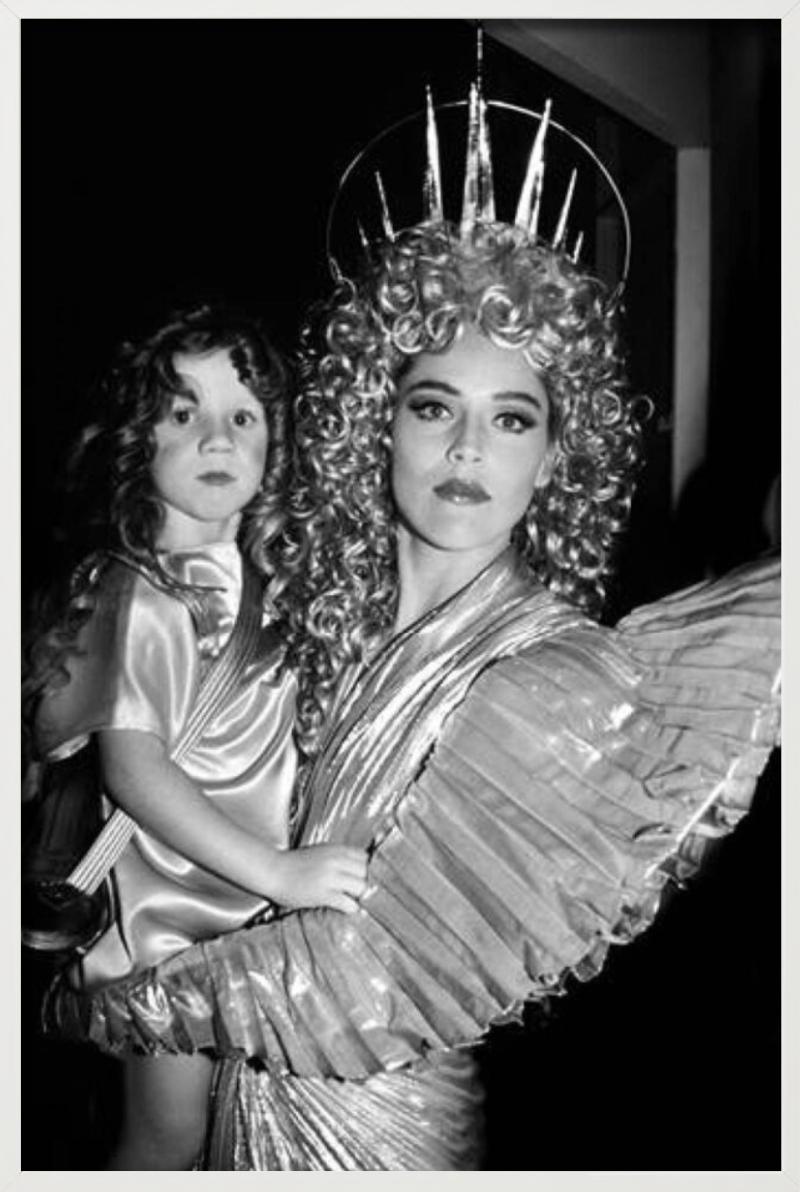 Sharon Stone, Angel, Mugler Party, b/n, Diptych Fine Arts Photography, 1992 in vendita 4