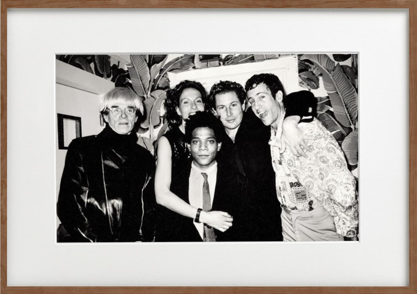Warhol, J.&J.Schnabel, K. Scharf, Basquiat, Indochine NY - Photograph by Roxanne Lowit