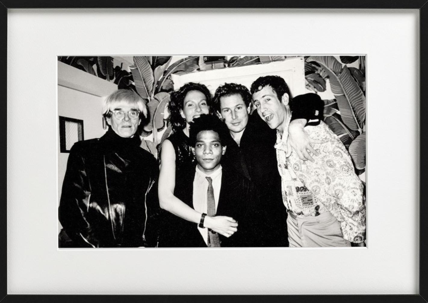 Warhol, J.&J.Schnabel, K. Scharf, Basquiat, Indochine NY - Contemporary Photograph by Roxanne Lowit