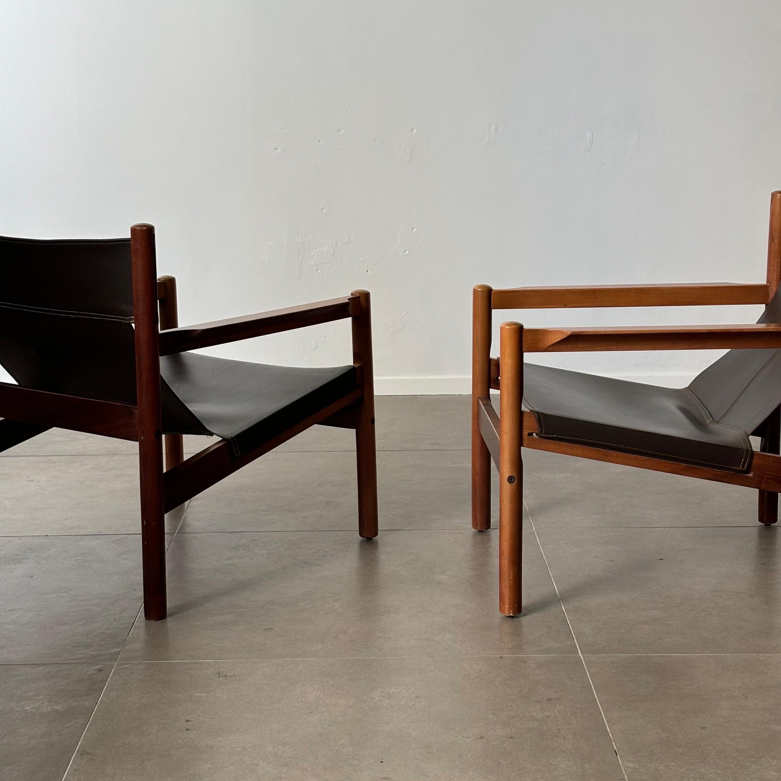 20th Century ‘Roxinho’ armchairs, by Michel Arnoult for Mobilia, 1960s Argentina For Sale