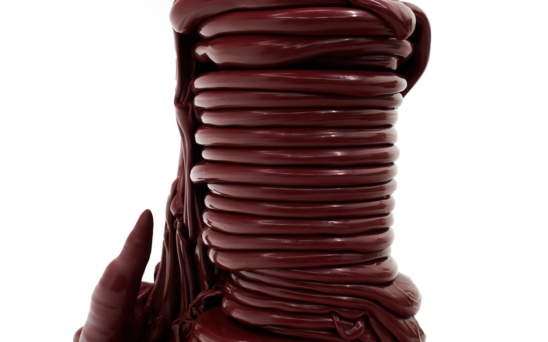 Contemporary Roxy Paine Scumak, 2011, Maroon / Burgundy Color, Mint Condition, Signed For Sale