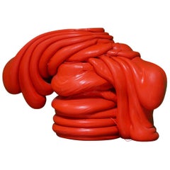Roxy Paine Scumak, Red Orange Polyethylene, Mint, Original