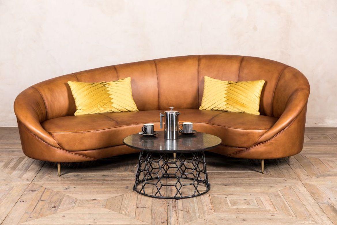 Roxy Real Leather Sofa, 20th Century For Sale 6