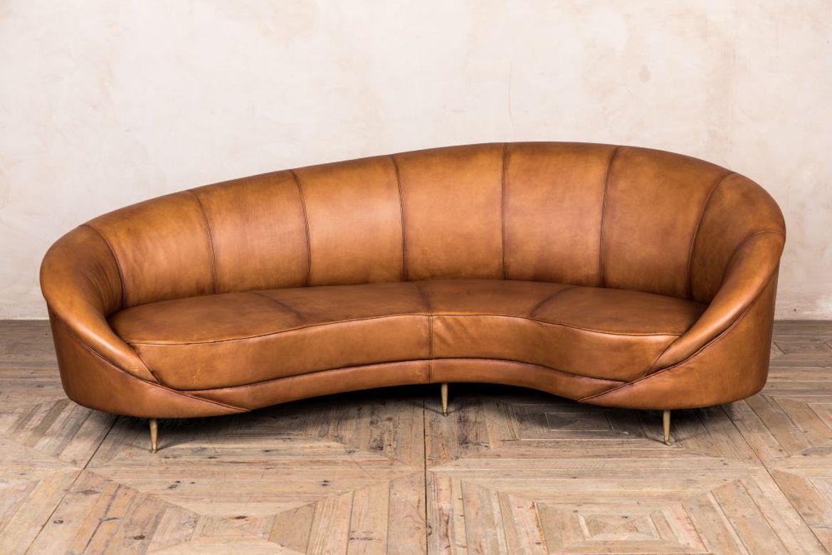 Roxy Real Leather Sofa, 20th Century For Sale 7
