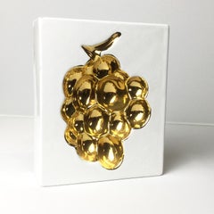 1960s Pop Art Ceramic Grape Dish by Wright Roy Adzak for Atelier A