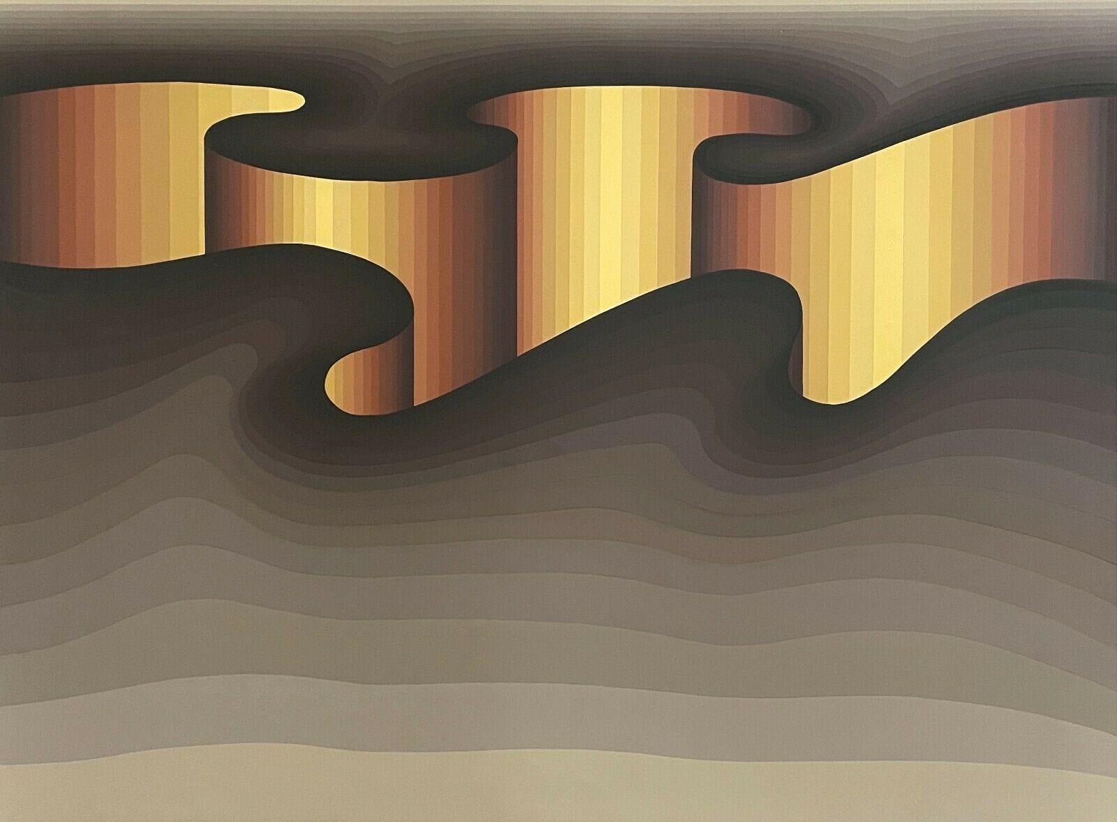 Abstract Print de Roy Ahlgren  - Grieta Nacional, Roy Ahlgren