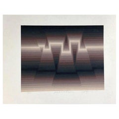 Roy Ahlgren Limited Edition Signed Silk Screen Print "Dusk and Dawn"