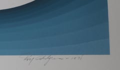 Circuitous, Op Art Serigraph by Roy Ahlgren