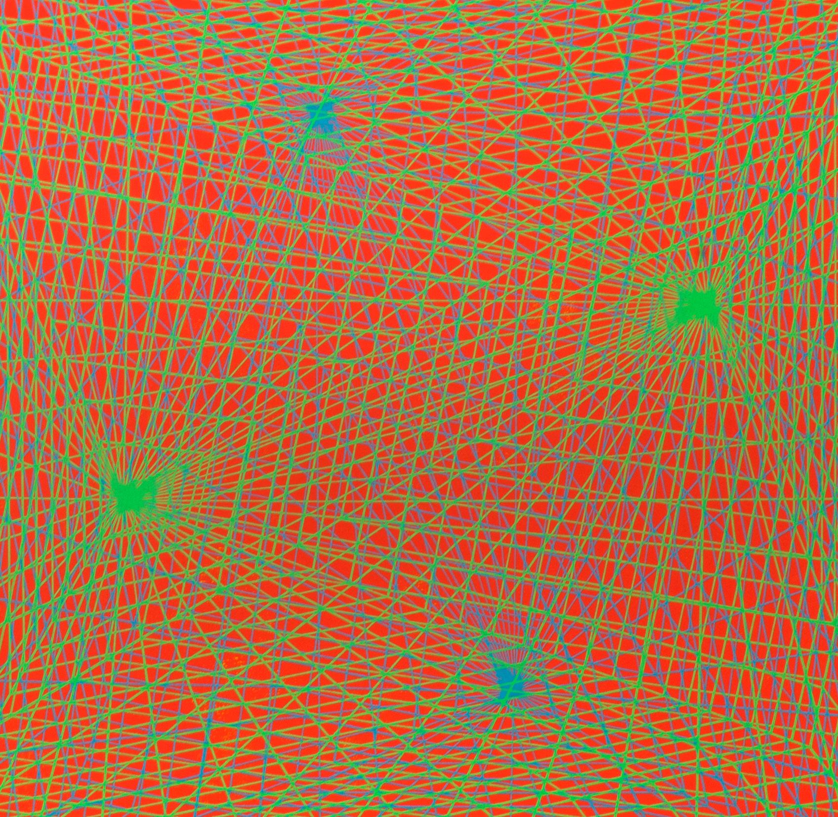 Constellation - Brown Abstract Print by Roy Ahlgren