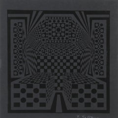 "Desert Icon Exp.", 1970 circa, serigrafia di Roy Ahlgren