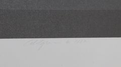 Embryo, serigrafia astratta geometrica di Roy Ahlgren