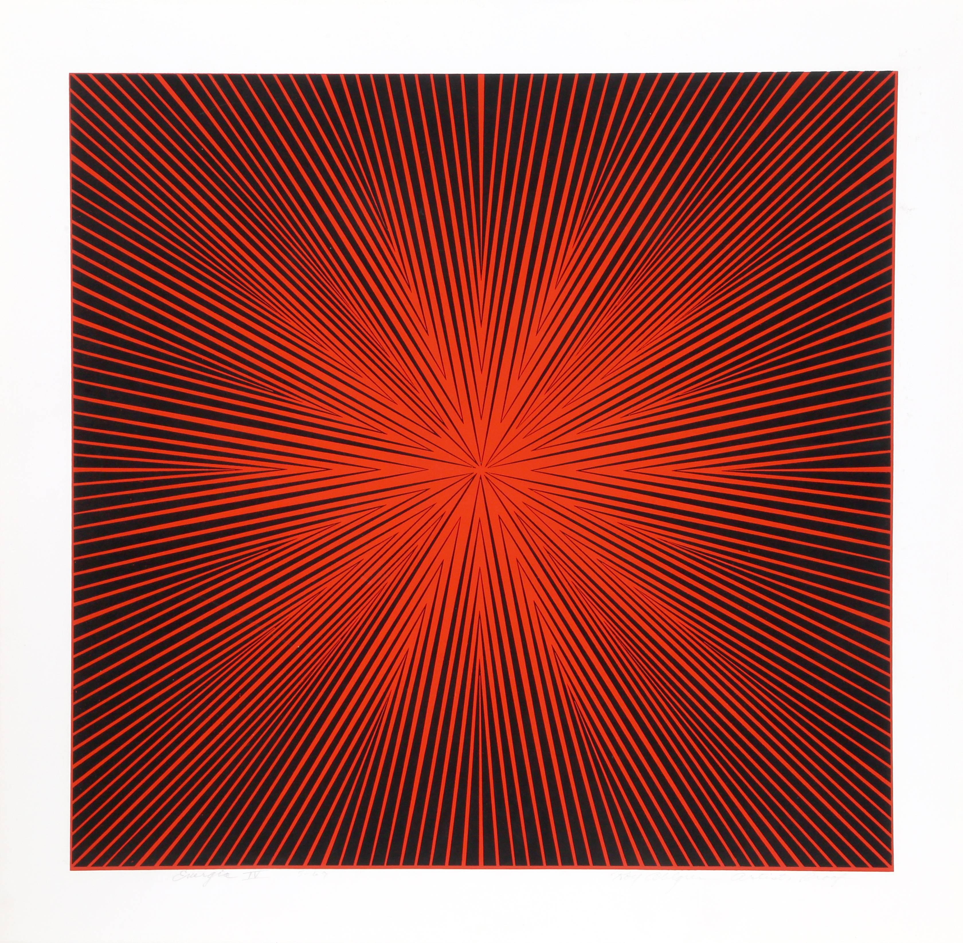 Roy Ahlgren Abstract Print - Energia IV