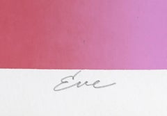 Eve (Blu), serigrafia Pop Art di Roy Ahlgren