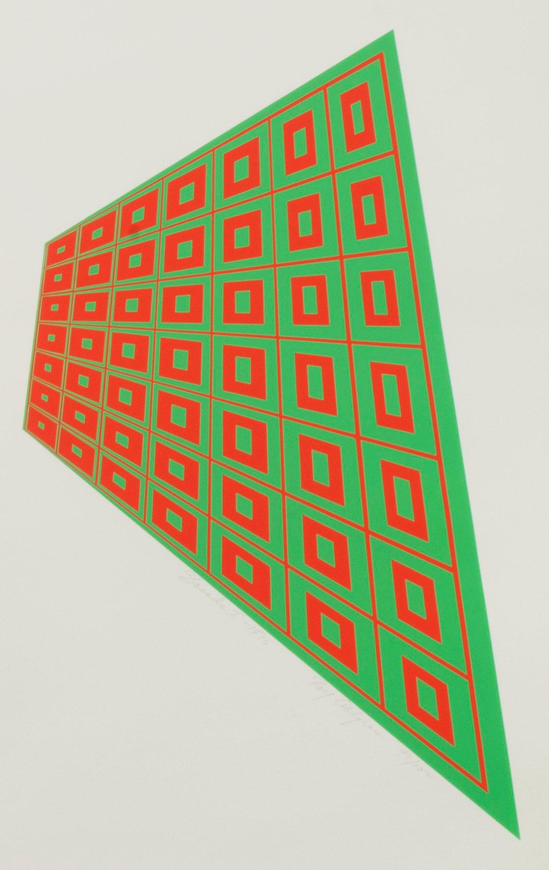 Facade 1 - Op Art Print by Roy Ahlgren