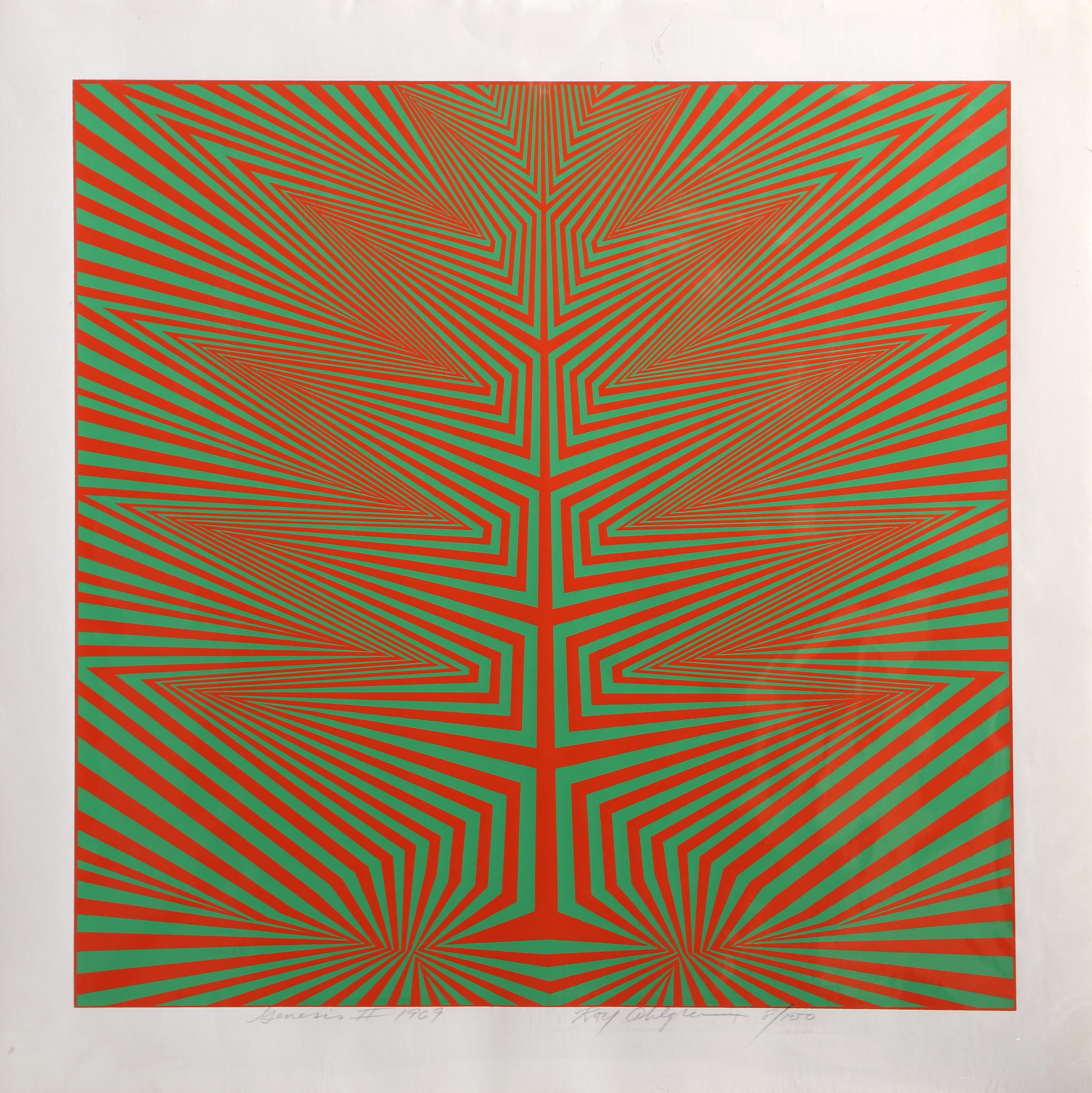 Genesis II, Screenprint by Roy Ahlgren For Sale 1