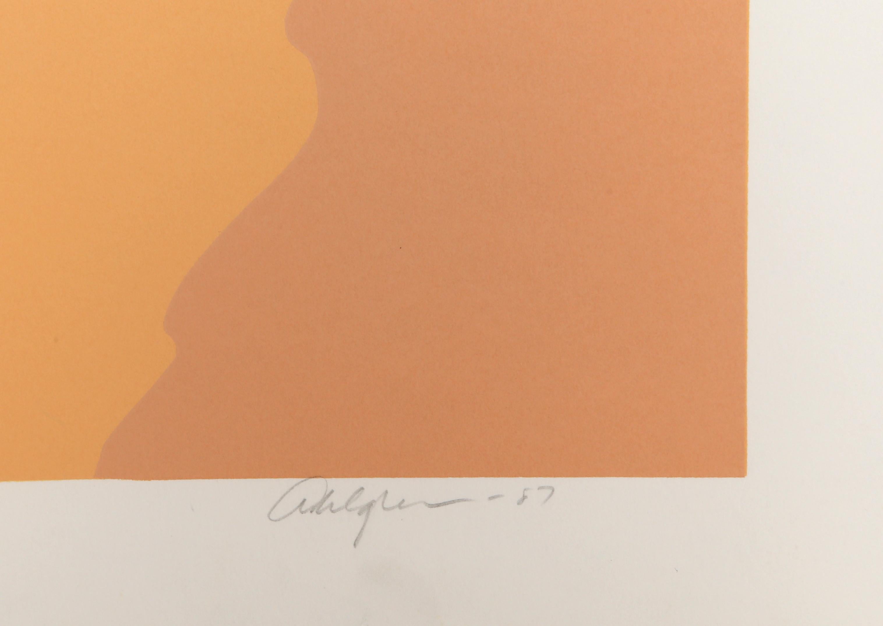 Punta de Gaviota, serigrafía Op Art de Roy Ahlgren en venta 3
