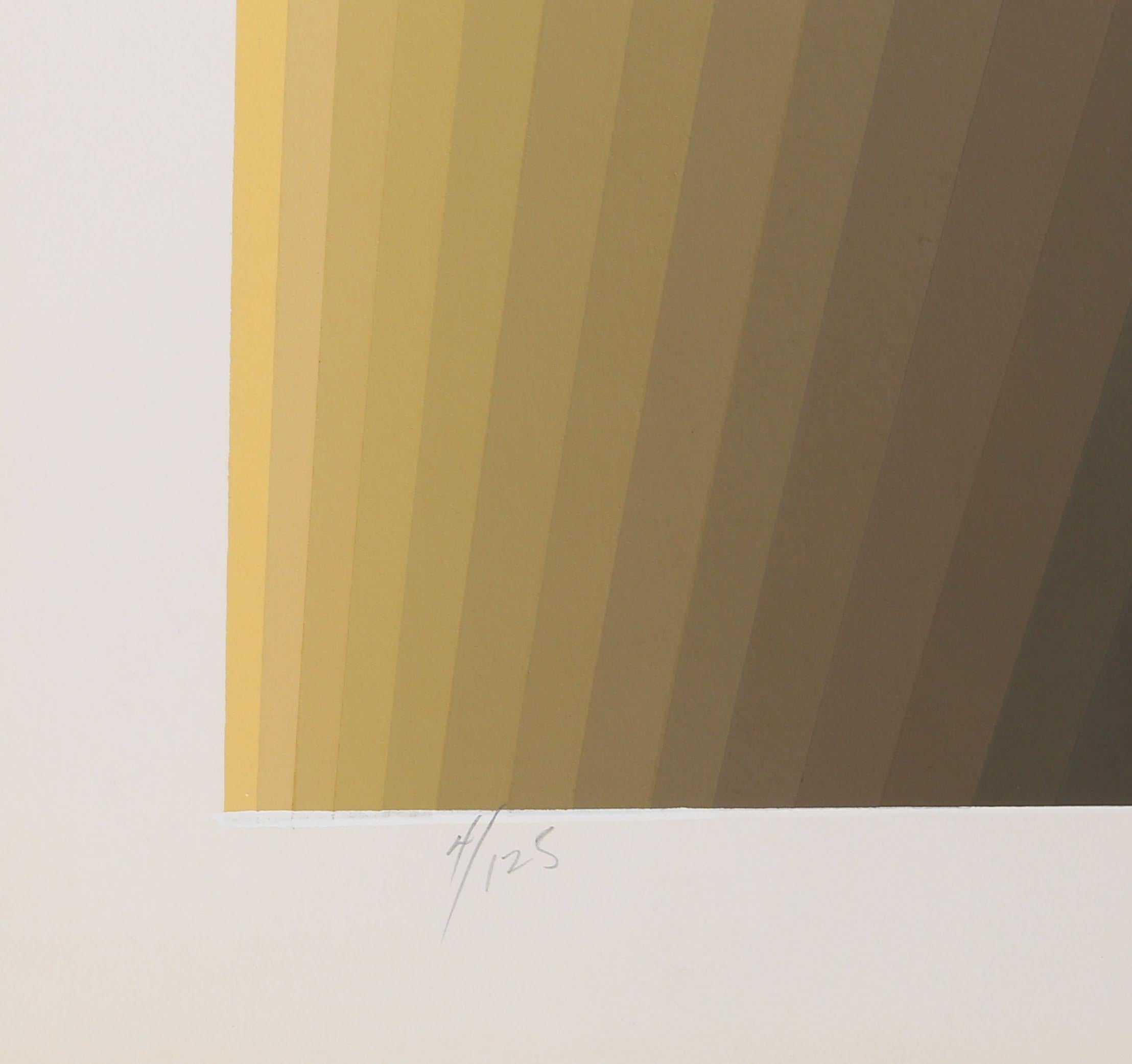 Marathon Man, serigrafia OP Art di Roy Ahlgren in vendita 2