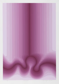 Mercurial, serigrafía geométrica Op Art de Roy Ahlgren