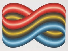 Mobius, Signed Op Art Screenprint by Roy Ahlgren