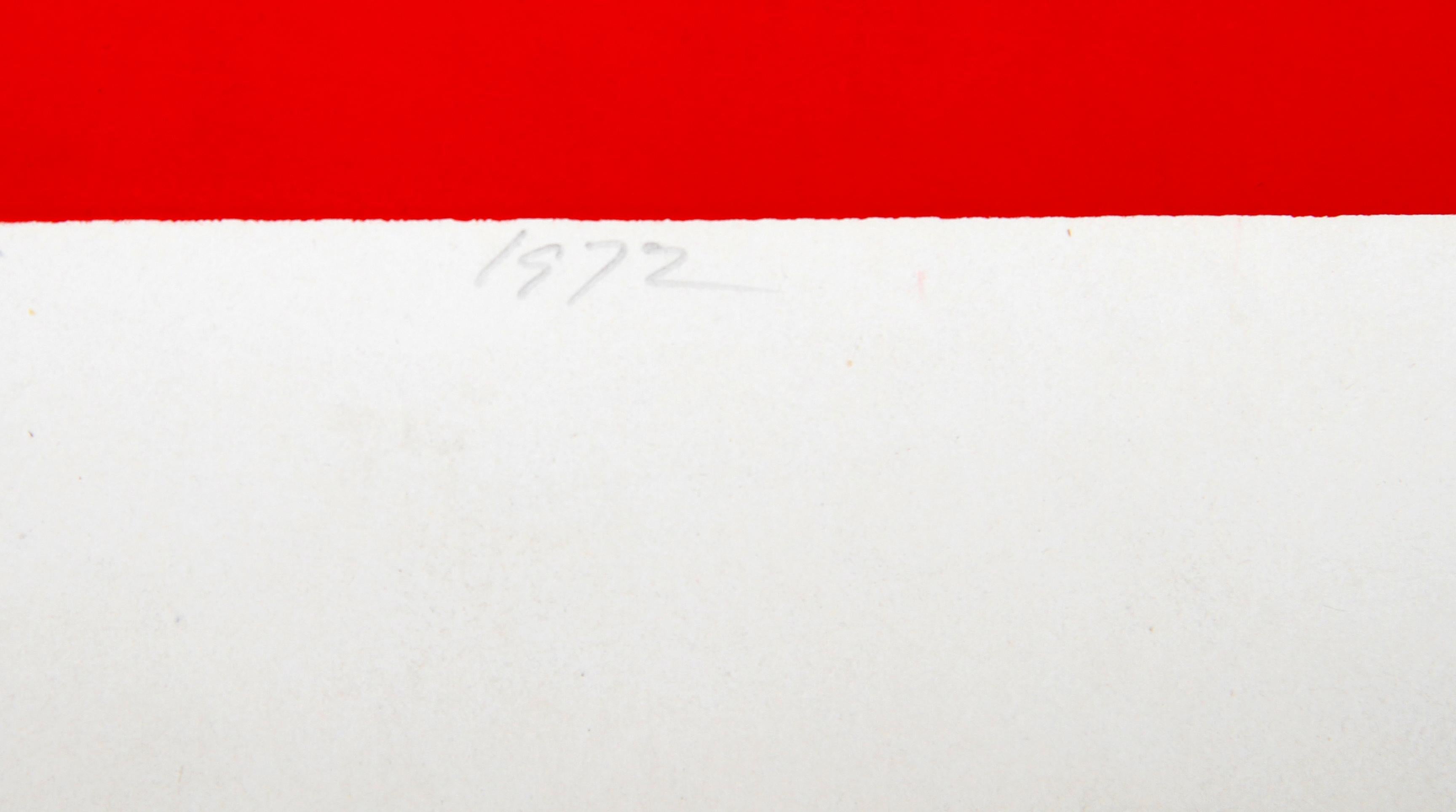 Modular Fusion, 1972, Silkscreen by Roy Ahlgren 1