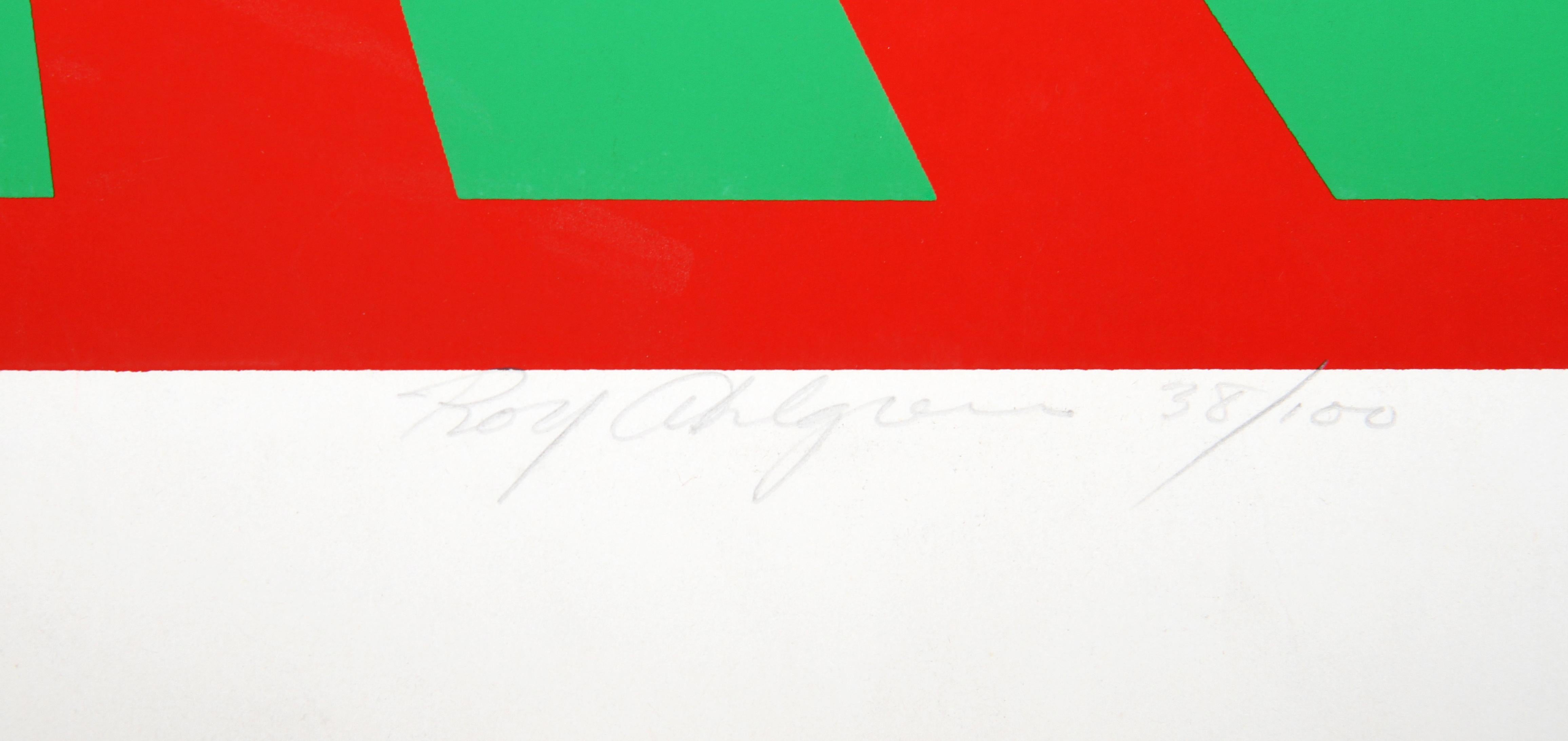 Modular Fusion, 1972, Silkscreen by Roy Ahlgren 2