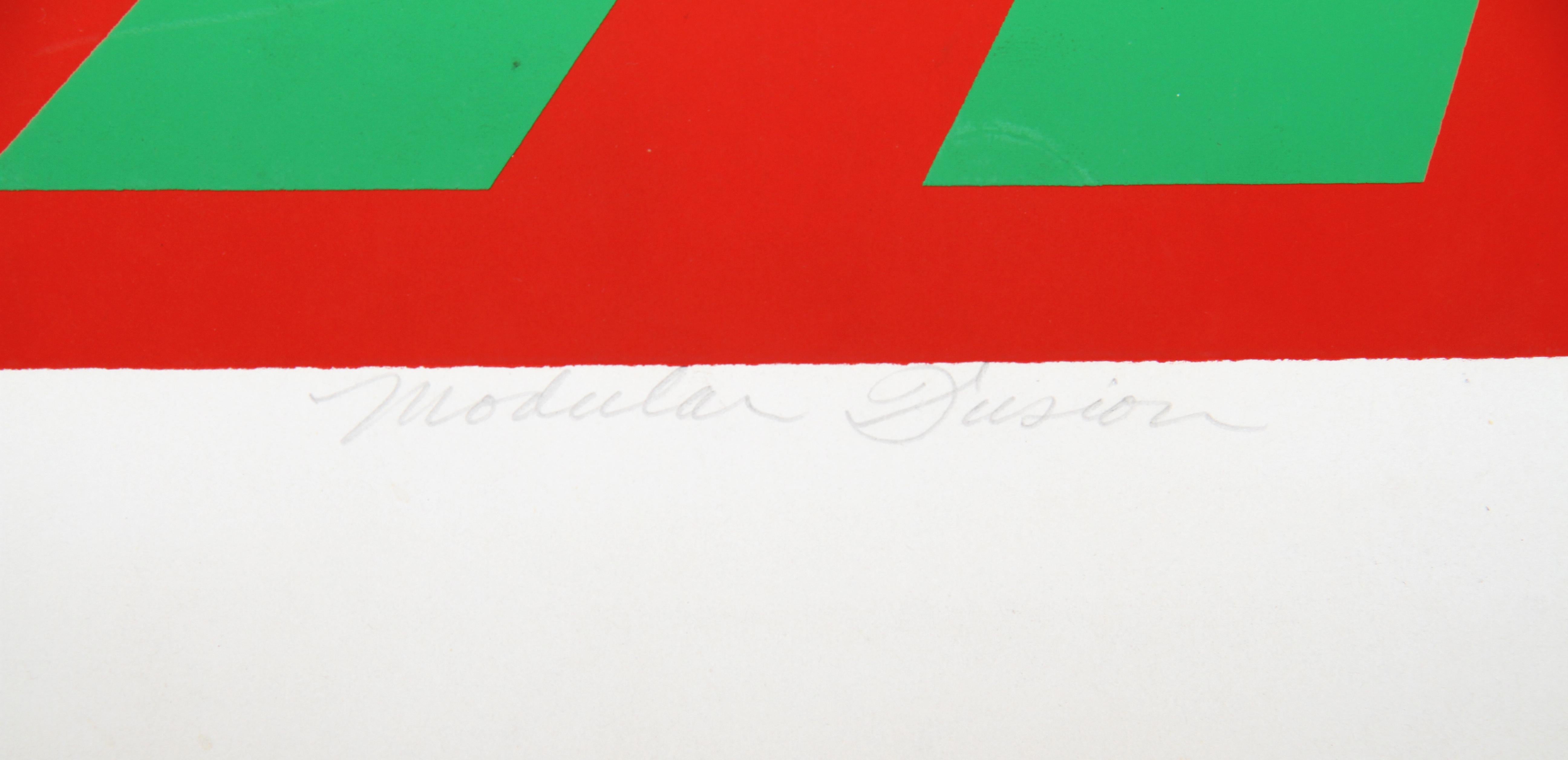 Modular Fusion, 1972, Silkscreen by Roy Ahlgren 3