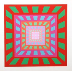 "Modular Fusion", 1972, Silkscreen by Roy Ahlgren