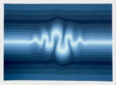 Oscillation, 1982 Limited Edition Silkscreen, Roy Ahlgren