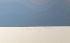 Polarización, serigrafía OP Art de Roy Ahlgren