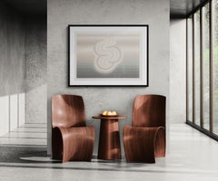 Roy Ahlgren: „Embryo“, signierter Op-Art- Serigraphie-Druck, limitierte Auflage