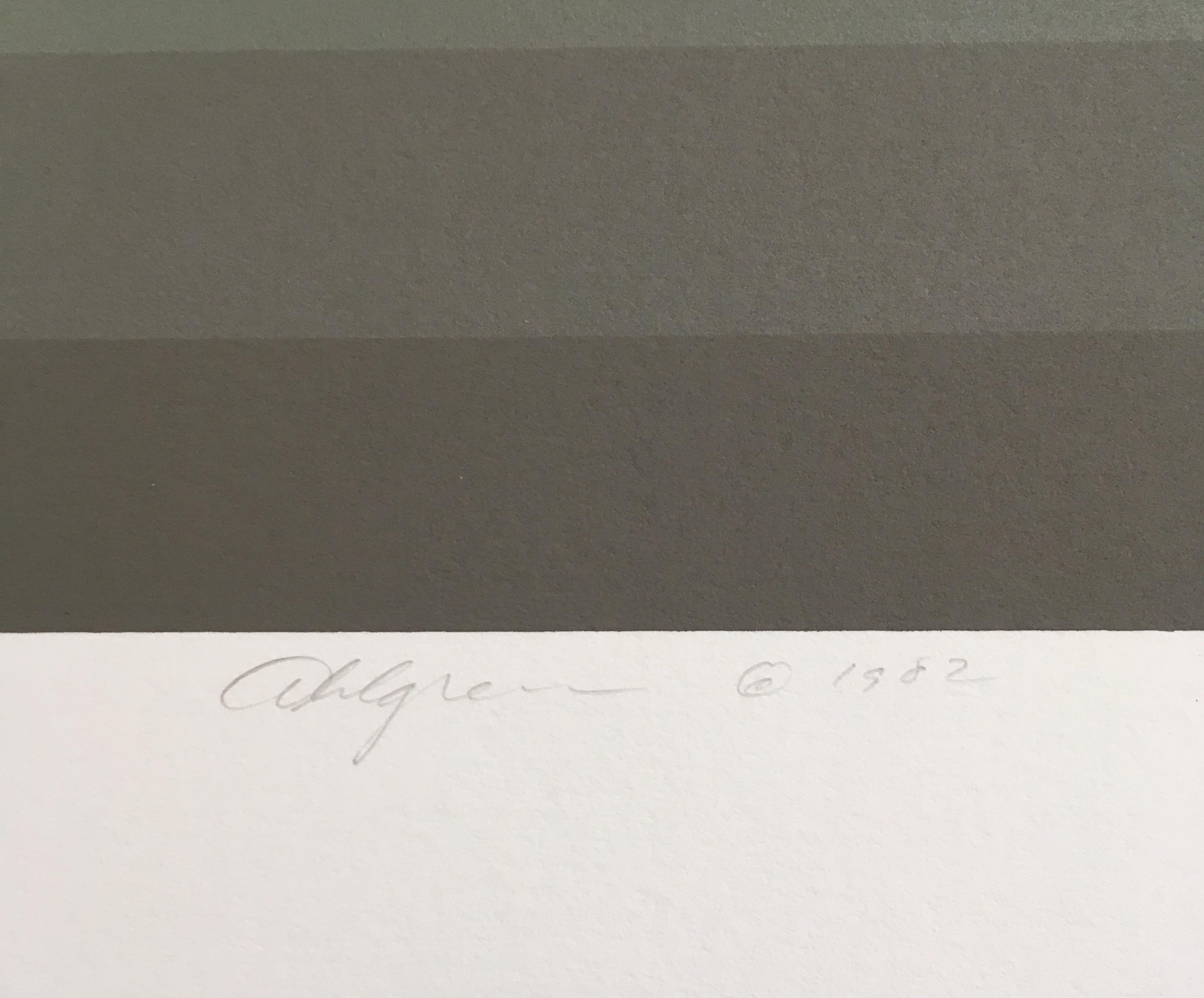Roy Ahlgren 'Embryo', stampa serigrafica Op-Art firmata in edizione limitata in vendita 2