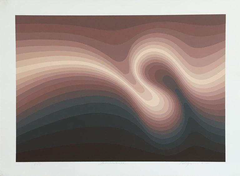 Roy Ahlgren
Luminescence, 1982
Serigraph 
Signed, title and edition in pencil in lower margin
Edition 140/150
Sheet: 22 1/4in H x 29 3/4in L (unframed)