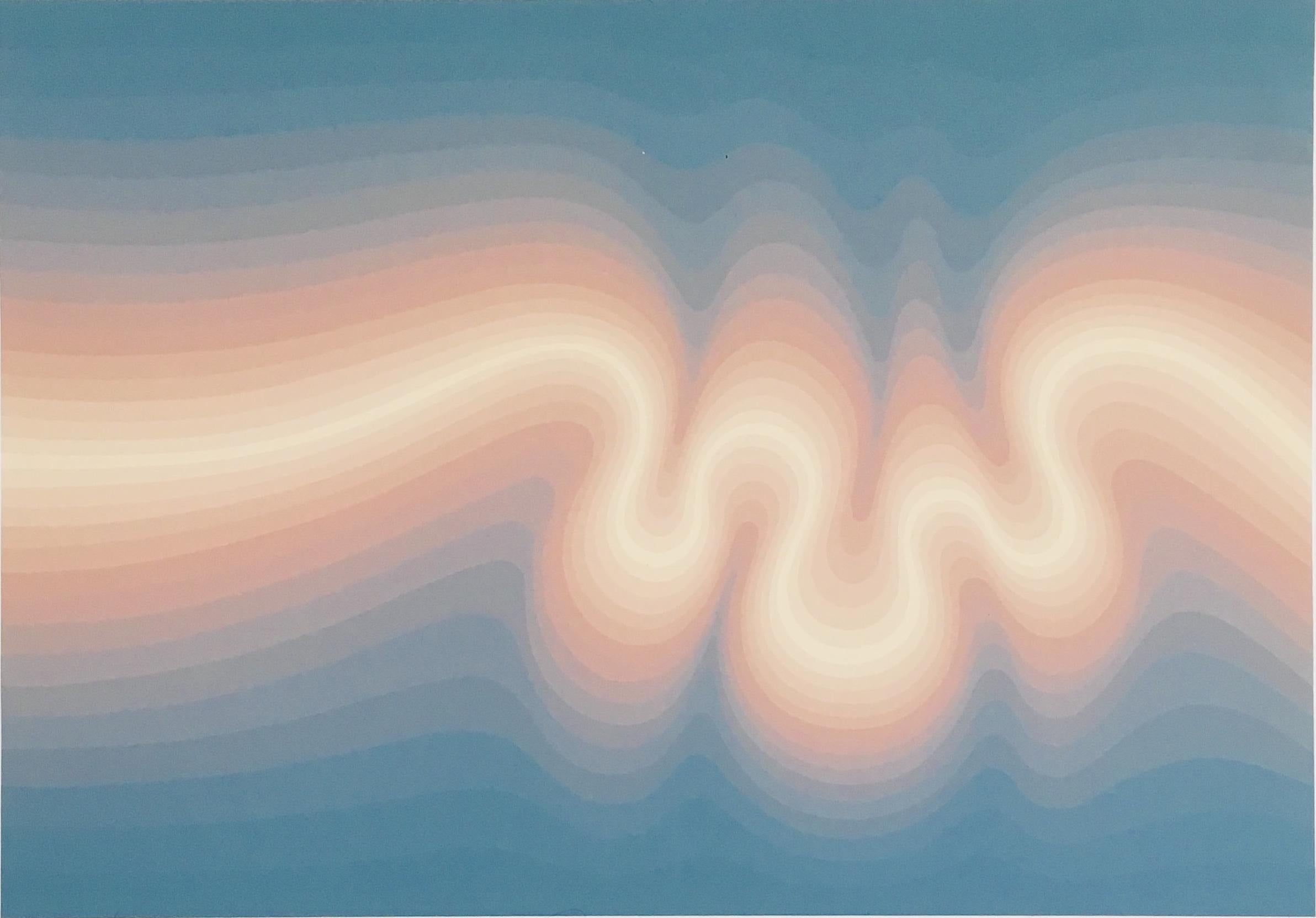 Roy Ahlgren
Polarization, 1981
Serigraph 
Signed, title and edition in pencil in lower margin
Edition 137/150
Sheet: 22 1/4in H x 29 3/4in L (unframed)