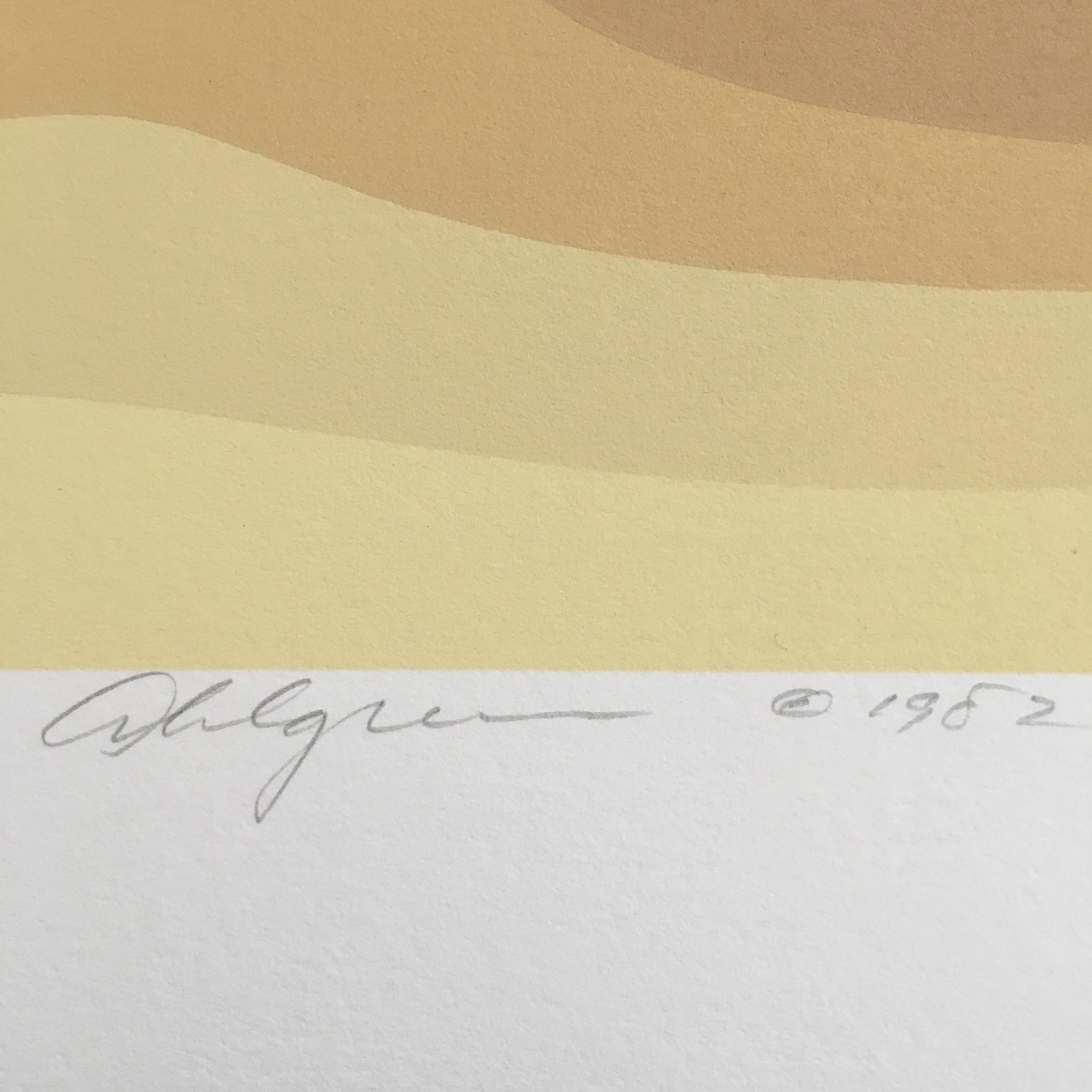 Roy Ahlgren 'Terrestrial Facade I' Signed Limited Edition Serigraph Print 2