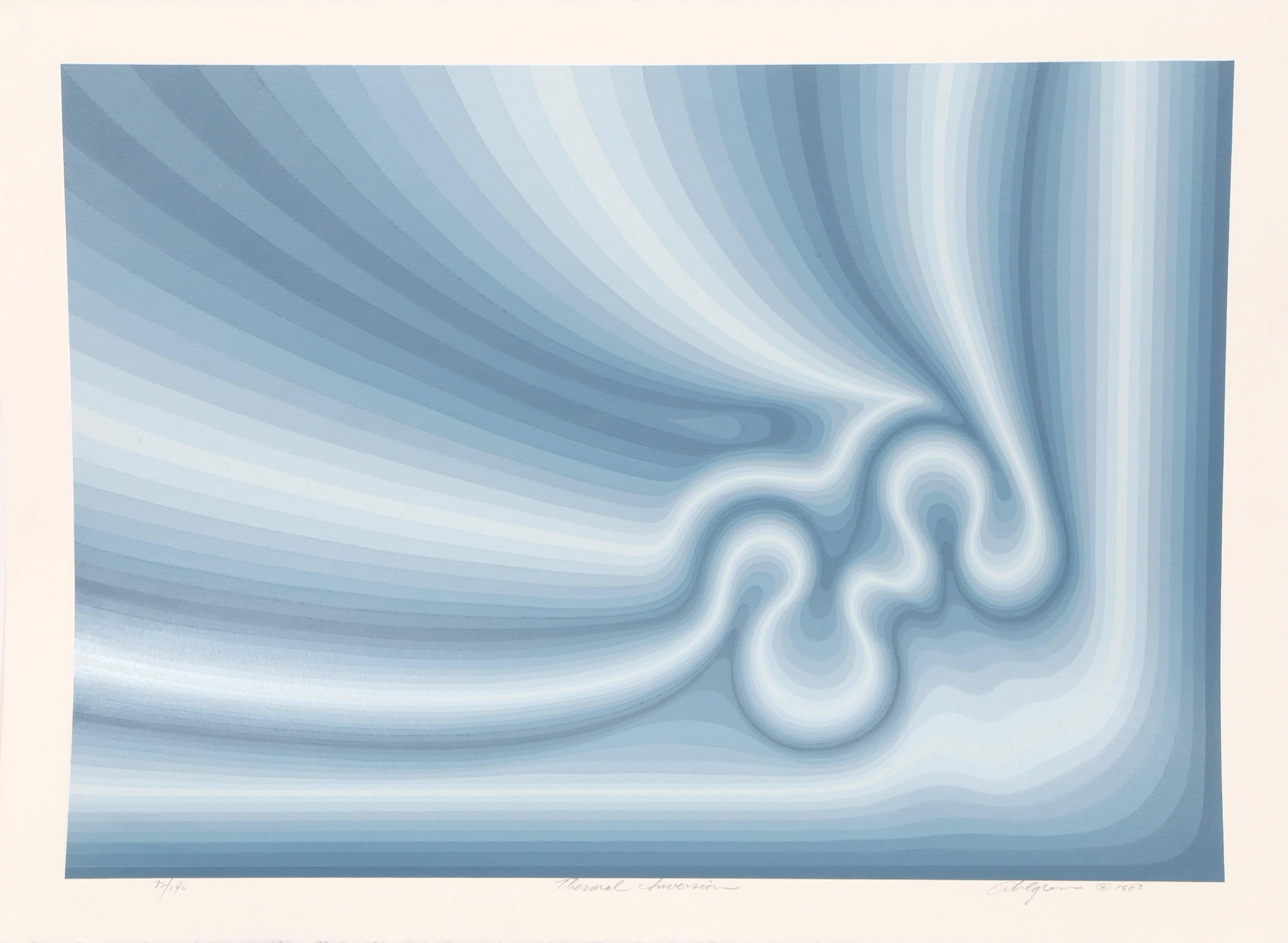 Thermal Inversion, Serigraph by Roy Ahlgren