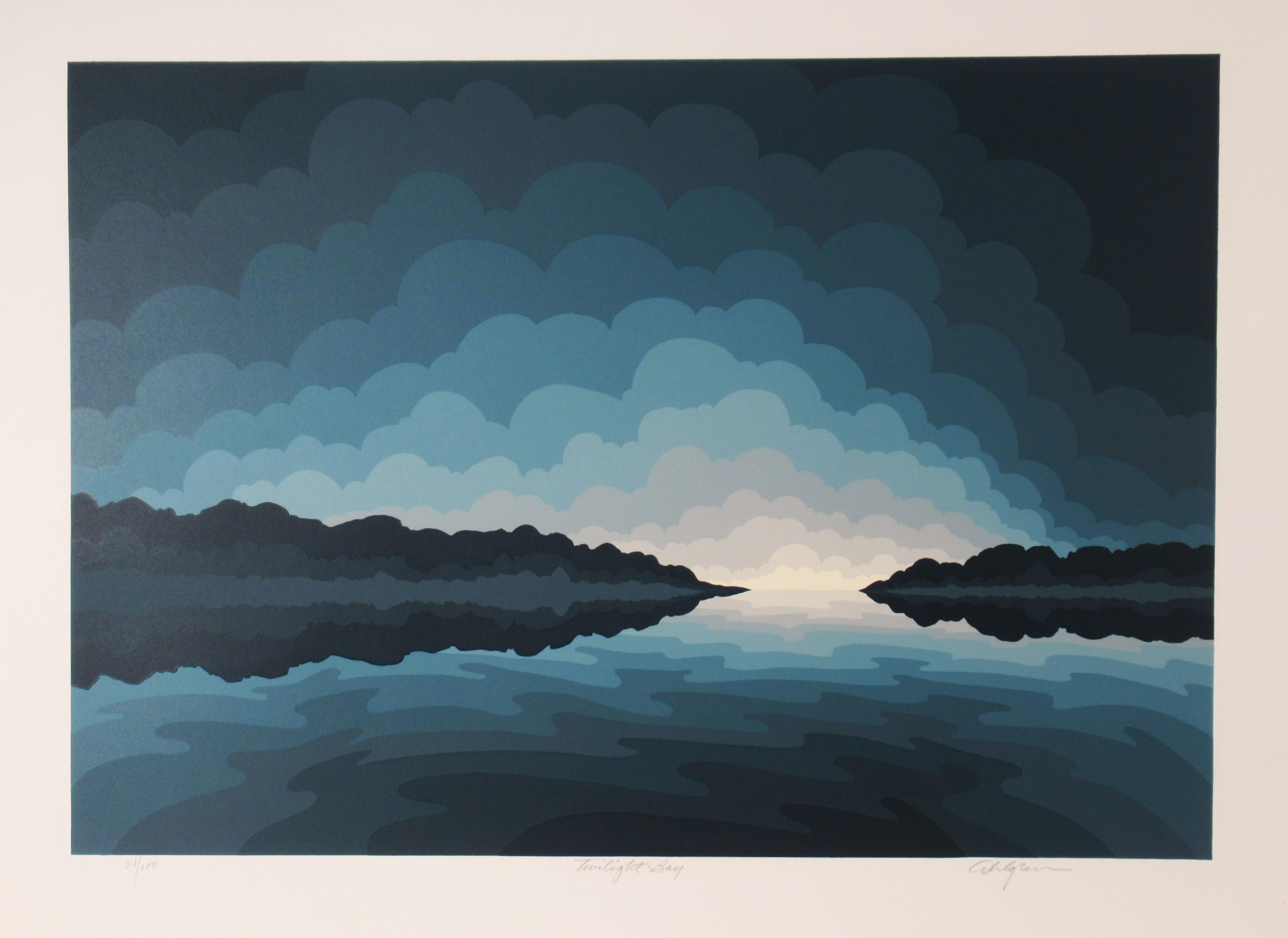 Roy Ahlgren Landscape Print - Twilight Bay