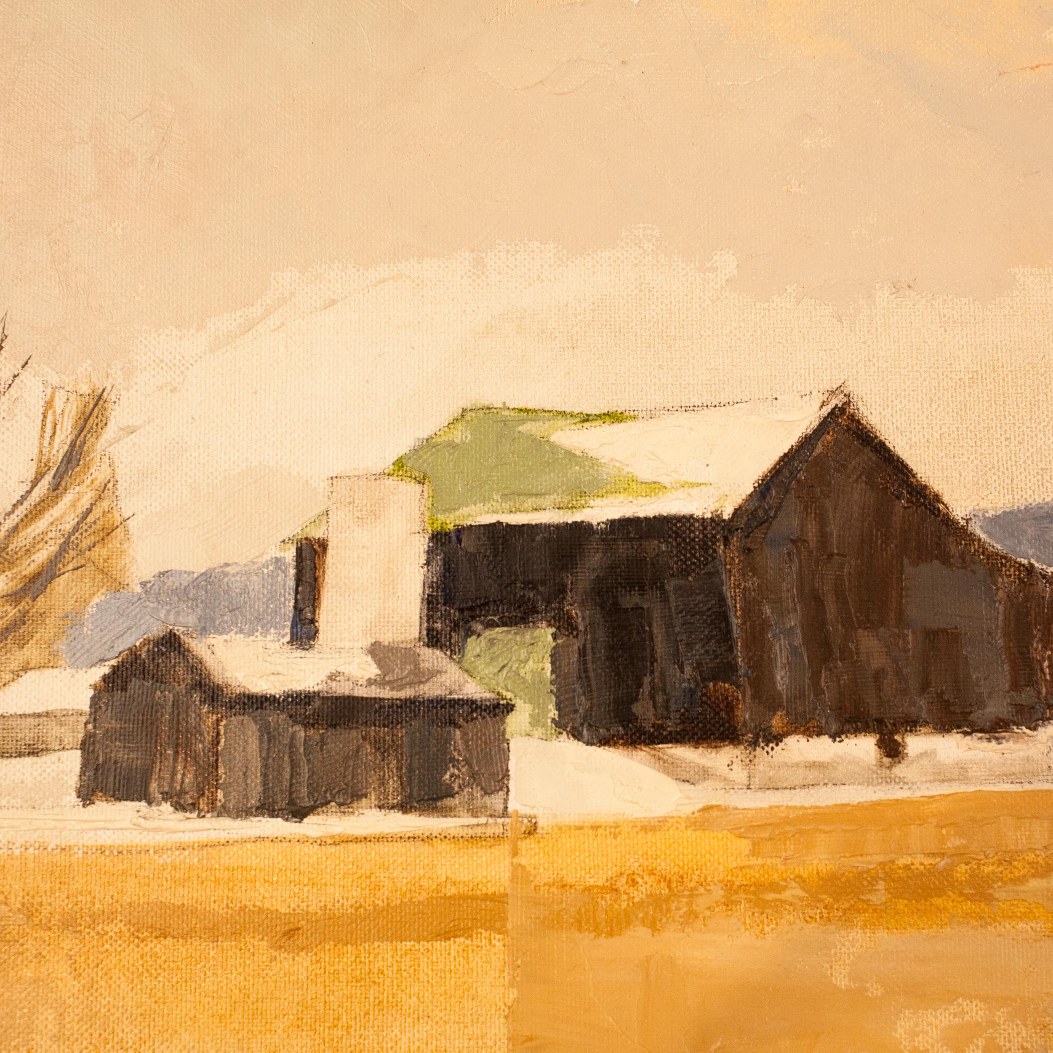 A. Winter Gelb – Painting von Roy Austin 