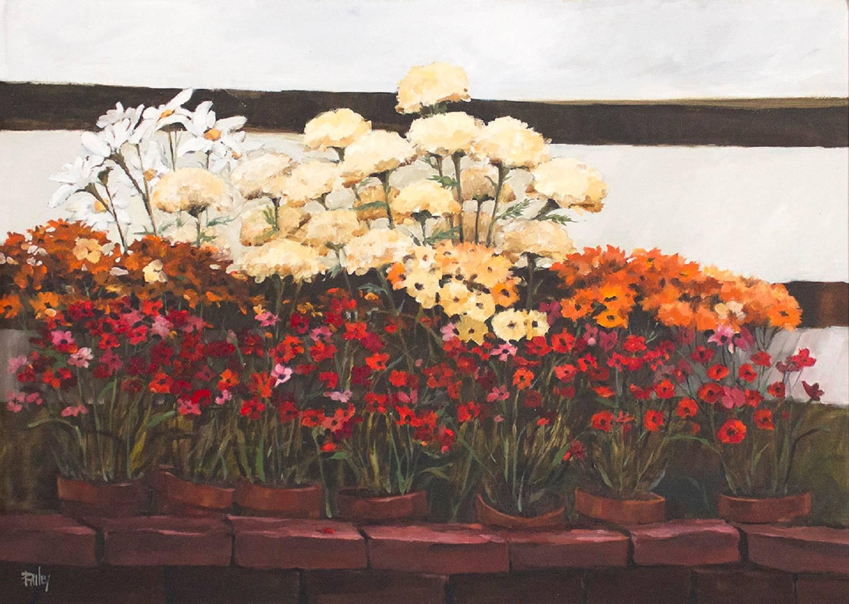 PAMELA’S GARDEN REMEMBERED - Painting by Roy Bailey