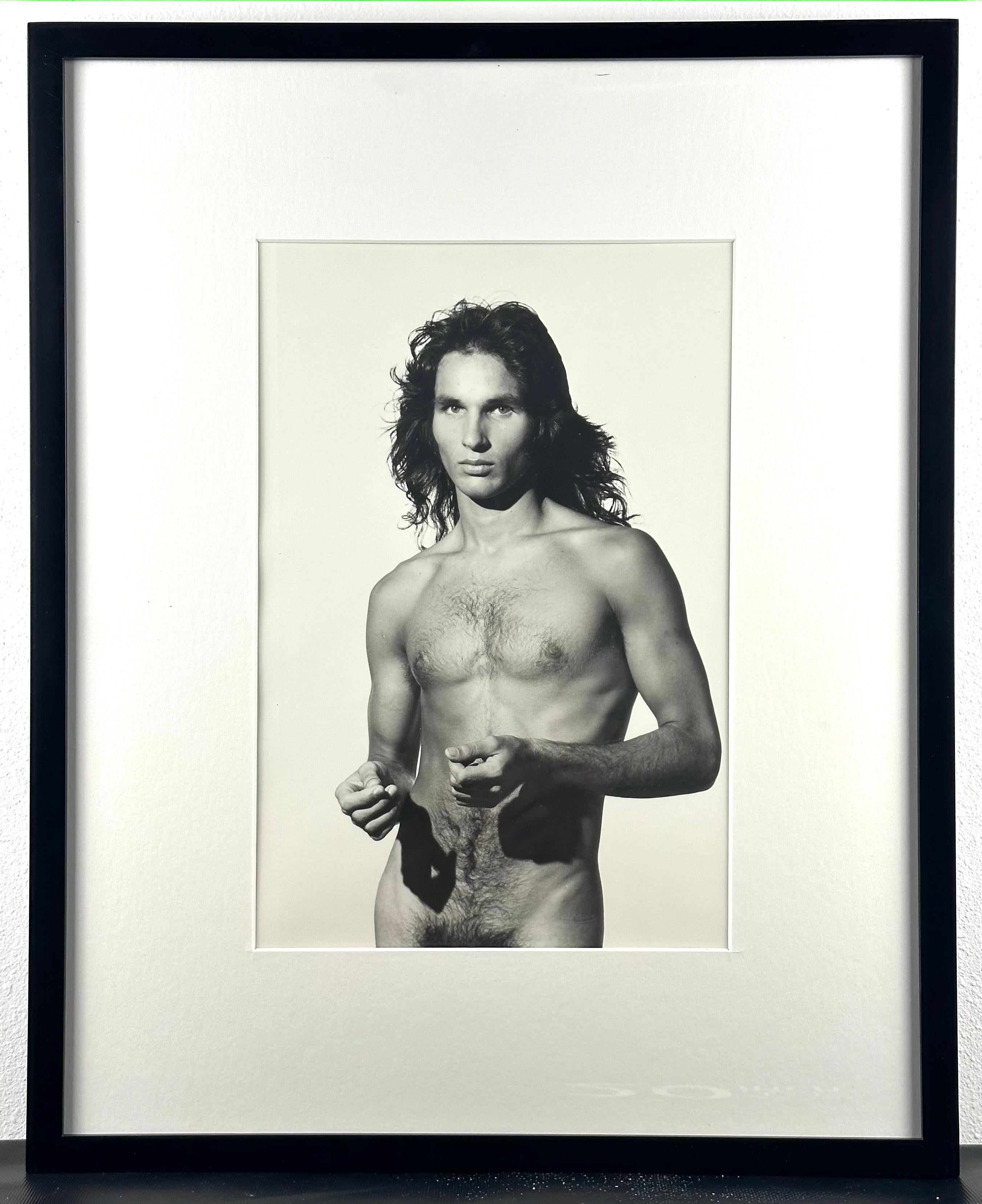 Roy Blakey Nude Photograph - Portrait of John Tattos (male nude)