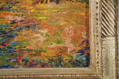 Haystacks, Pennsylvania Impressionist Autumn Landscape, Signed and Framed