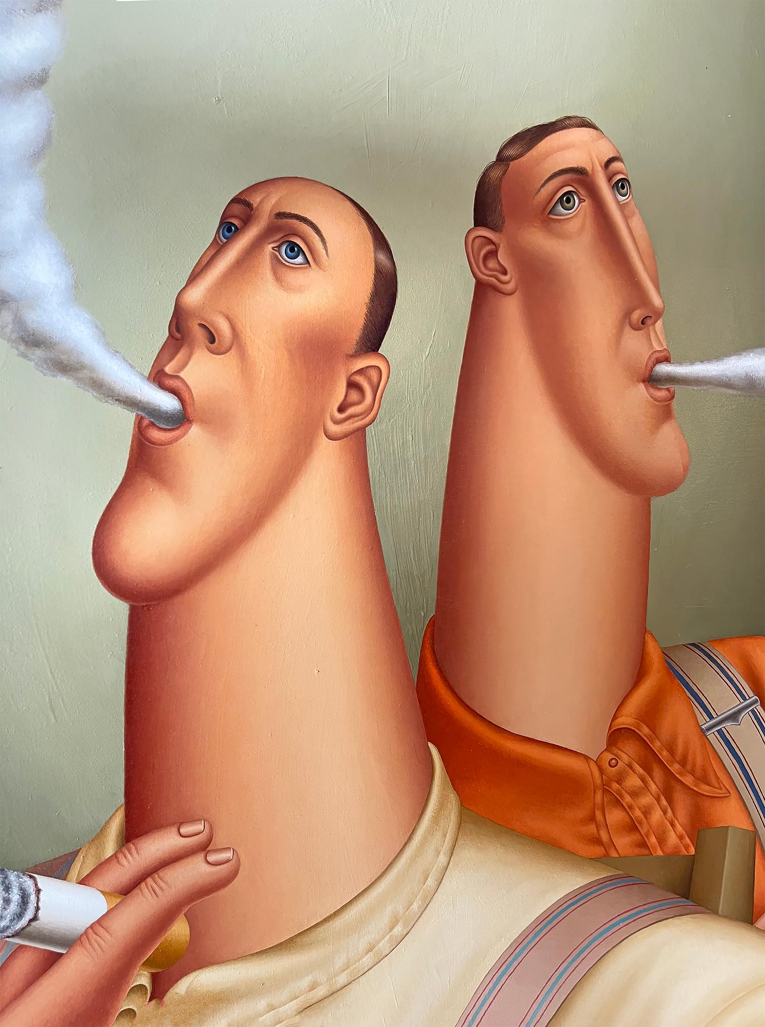 Three Smokers, Roy Carruthers 3