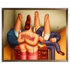 Roy Carruthers - The Interview - 1979 - Painting