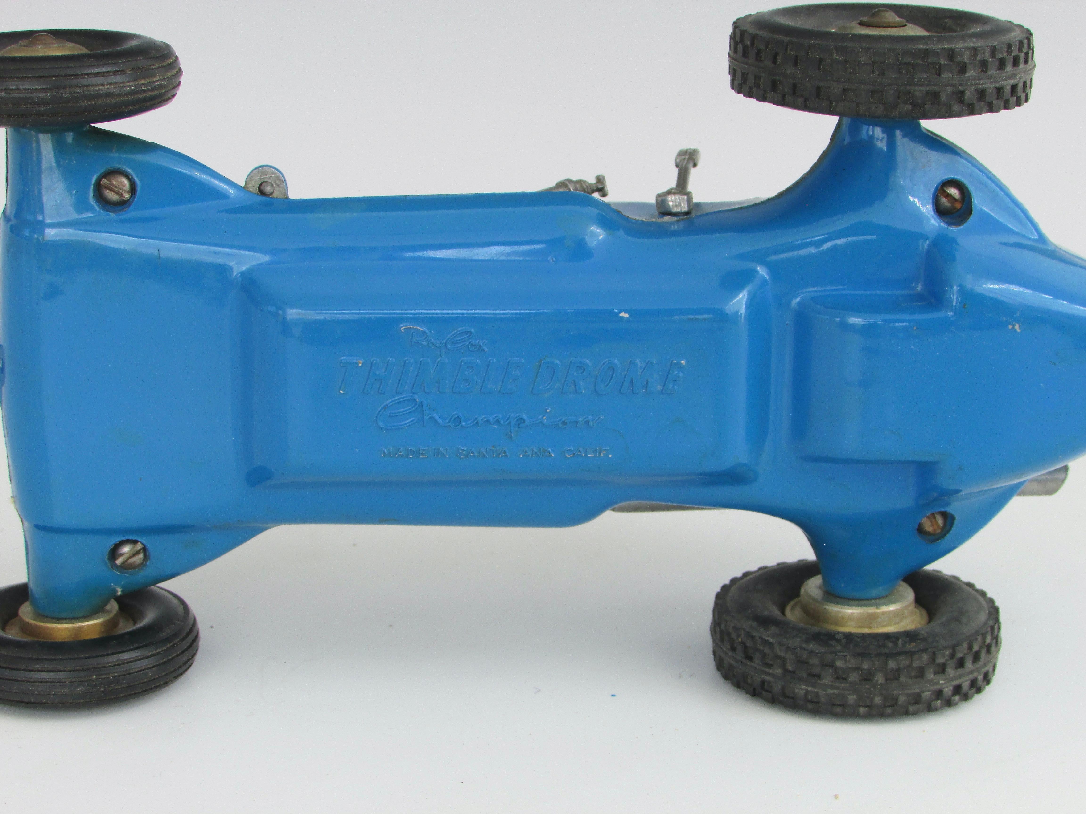 Roy COX Thimble Drone Race Car in Fine Original Condition For Sale 3