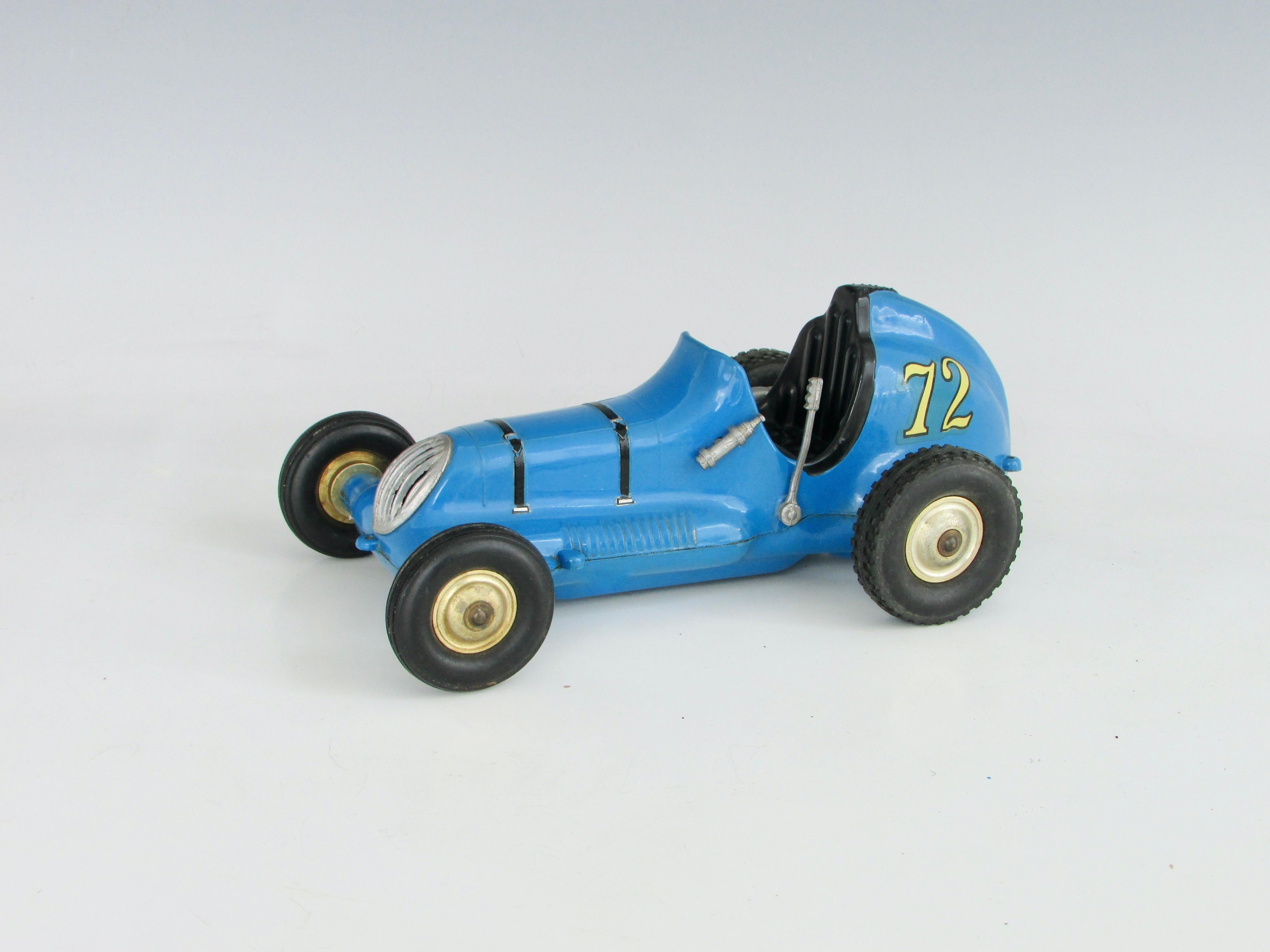 Cox Thimble drone race car. Never been motorized. Appears to not have been played with. Fine condition in original paint .